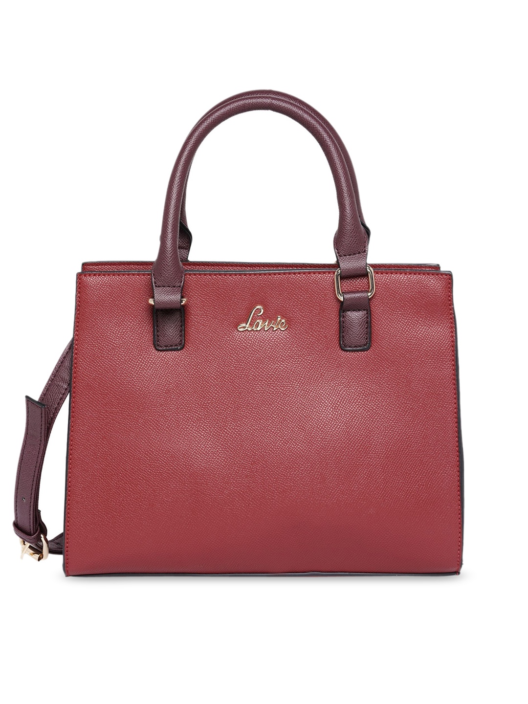 

Lavie Red PU Structured Handheld Bag