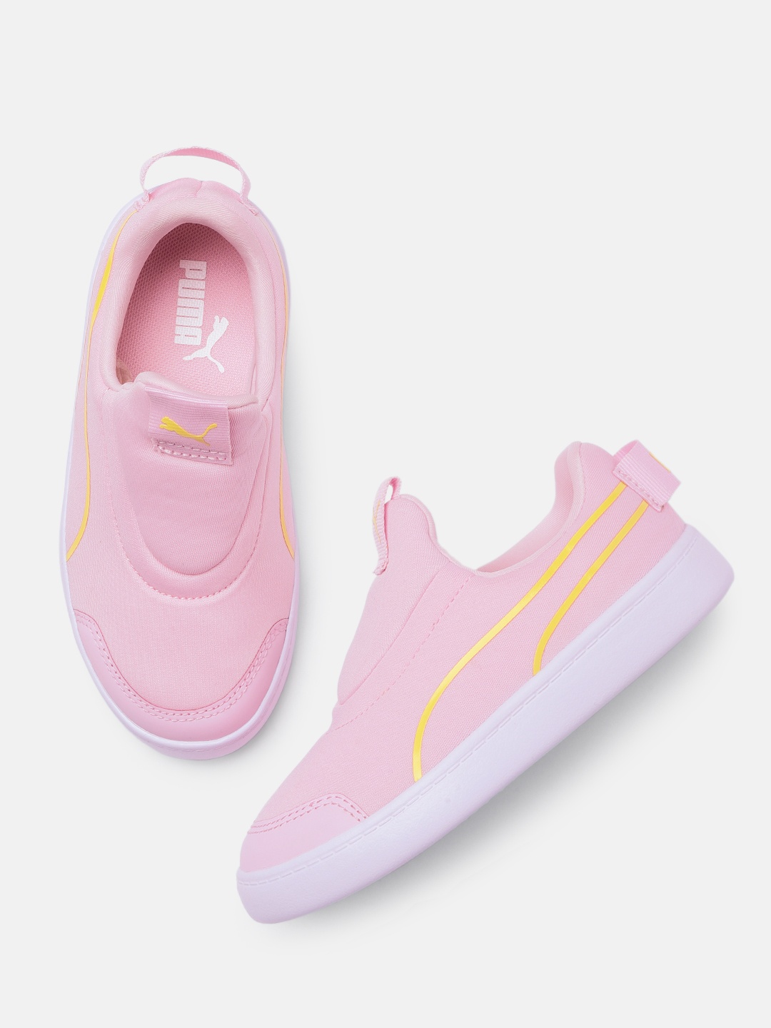

Puma Kids Pink Courtflex v2 Slip On PS Sneakers
