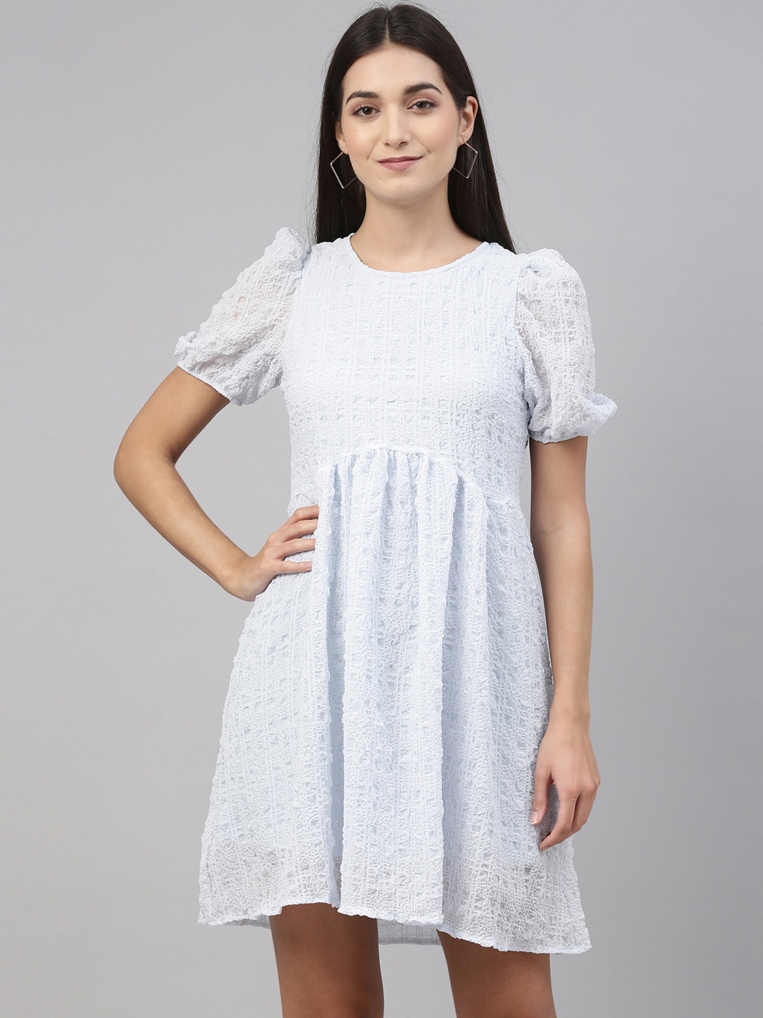 

Insua Blue Empire Dress