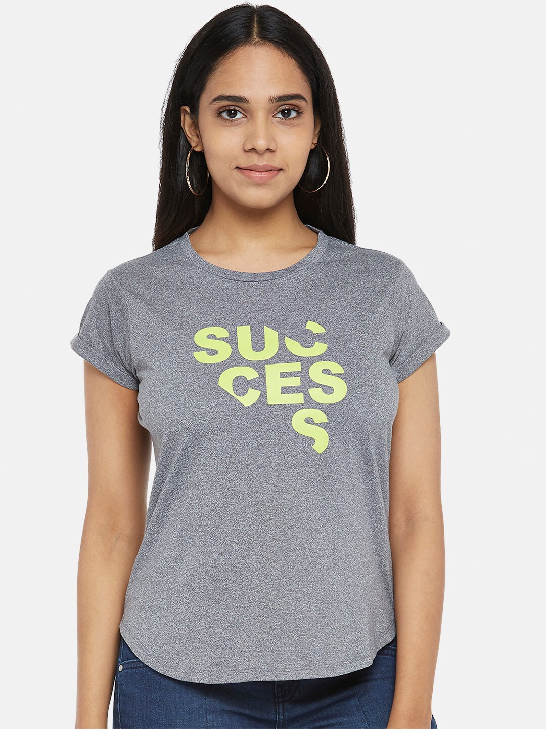 

People Grey Regular Top