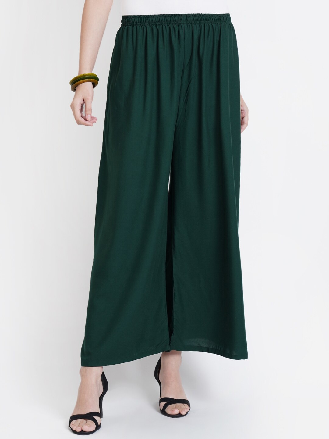 

Purple State Women Green Palazzos