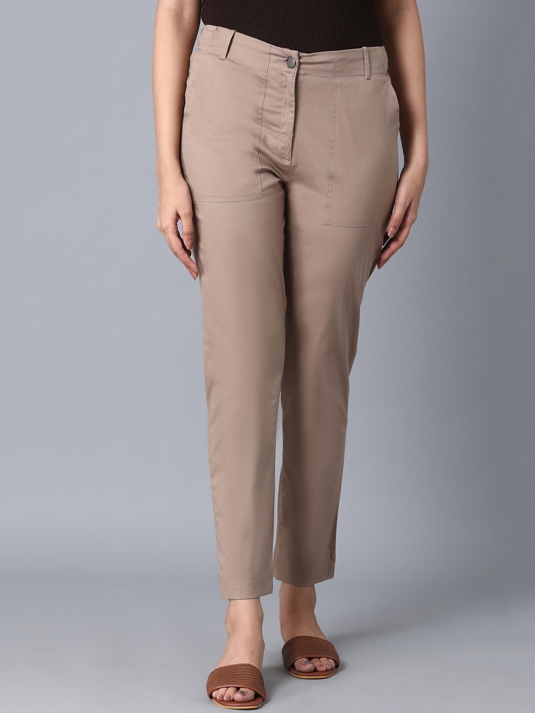 

elleven Women Khaki Trousers
