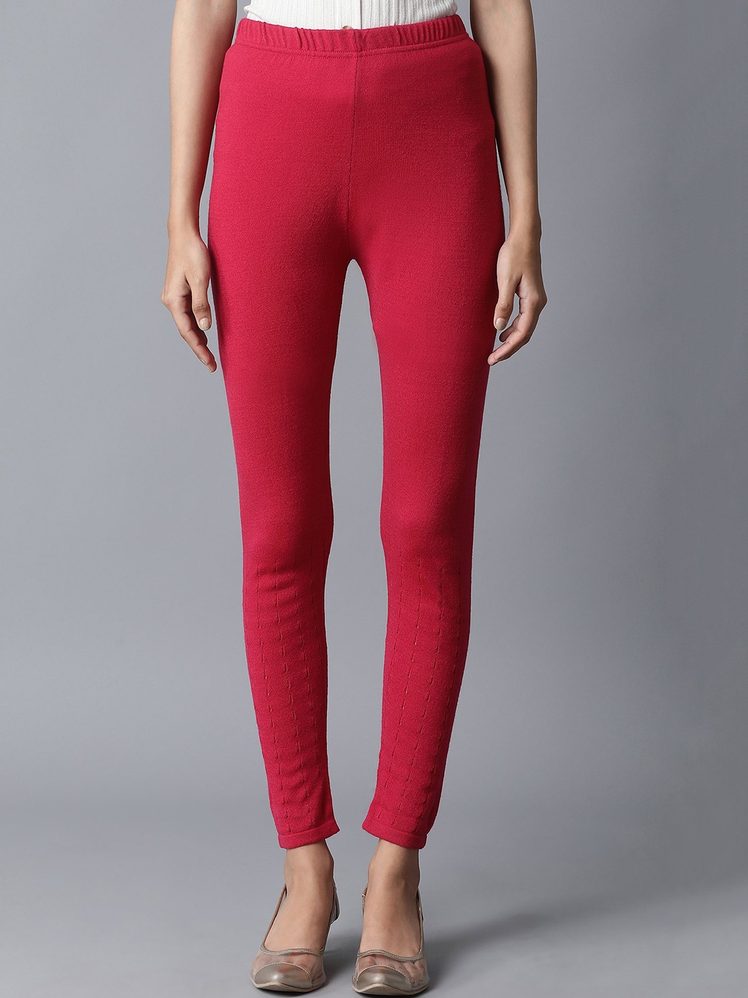 

elleven Women Pink Ankle Length Tights