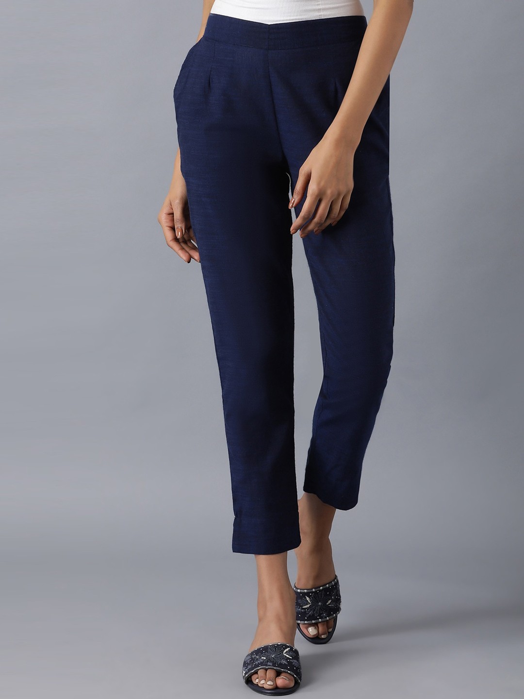 

elleven Women Blue Trousers