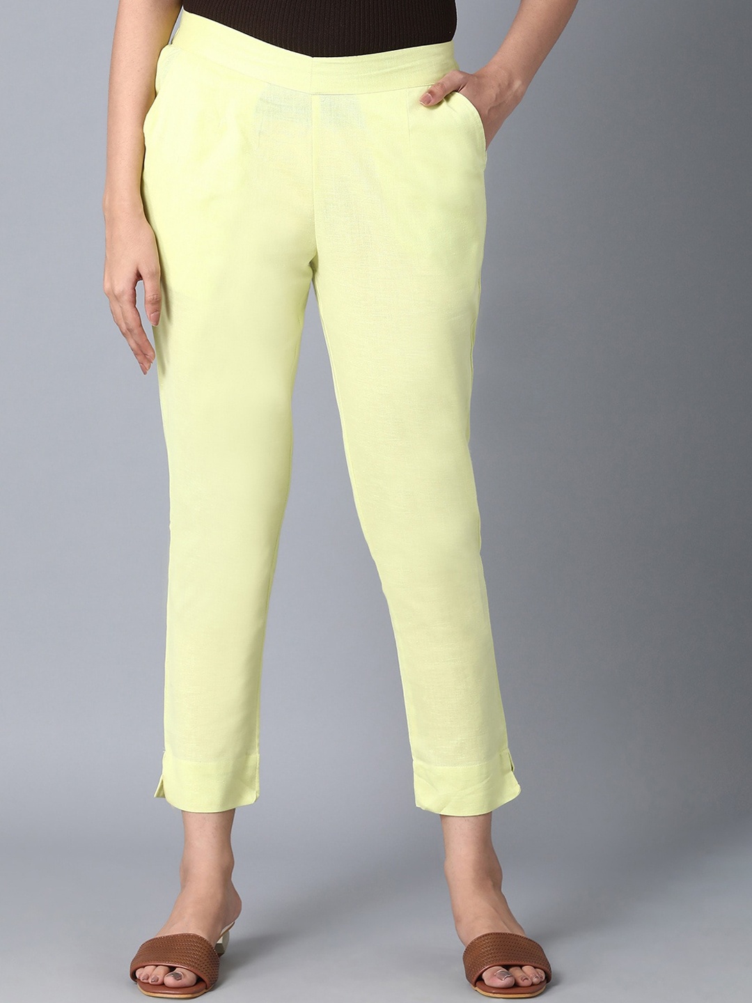 

elleven Women Yellow Trousers