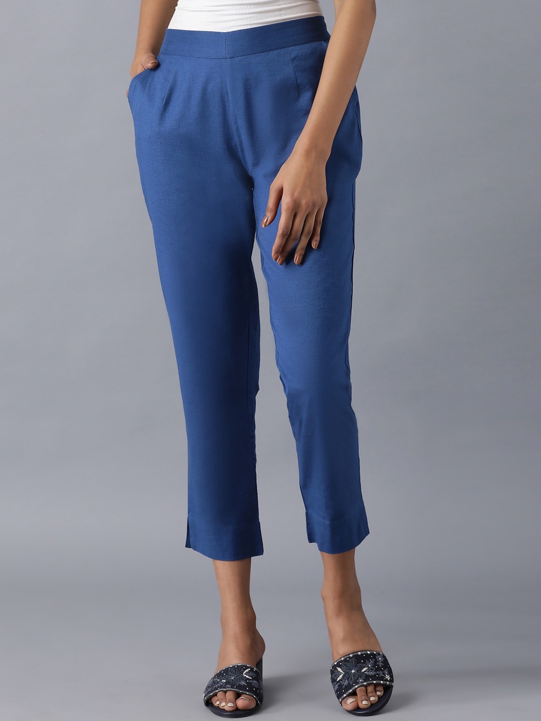 

elleven Women Blue Trousers