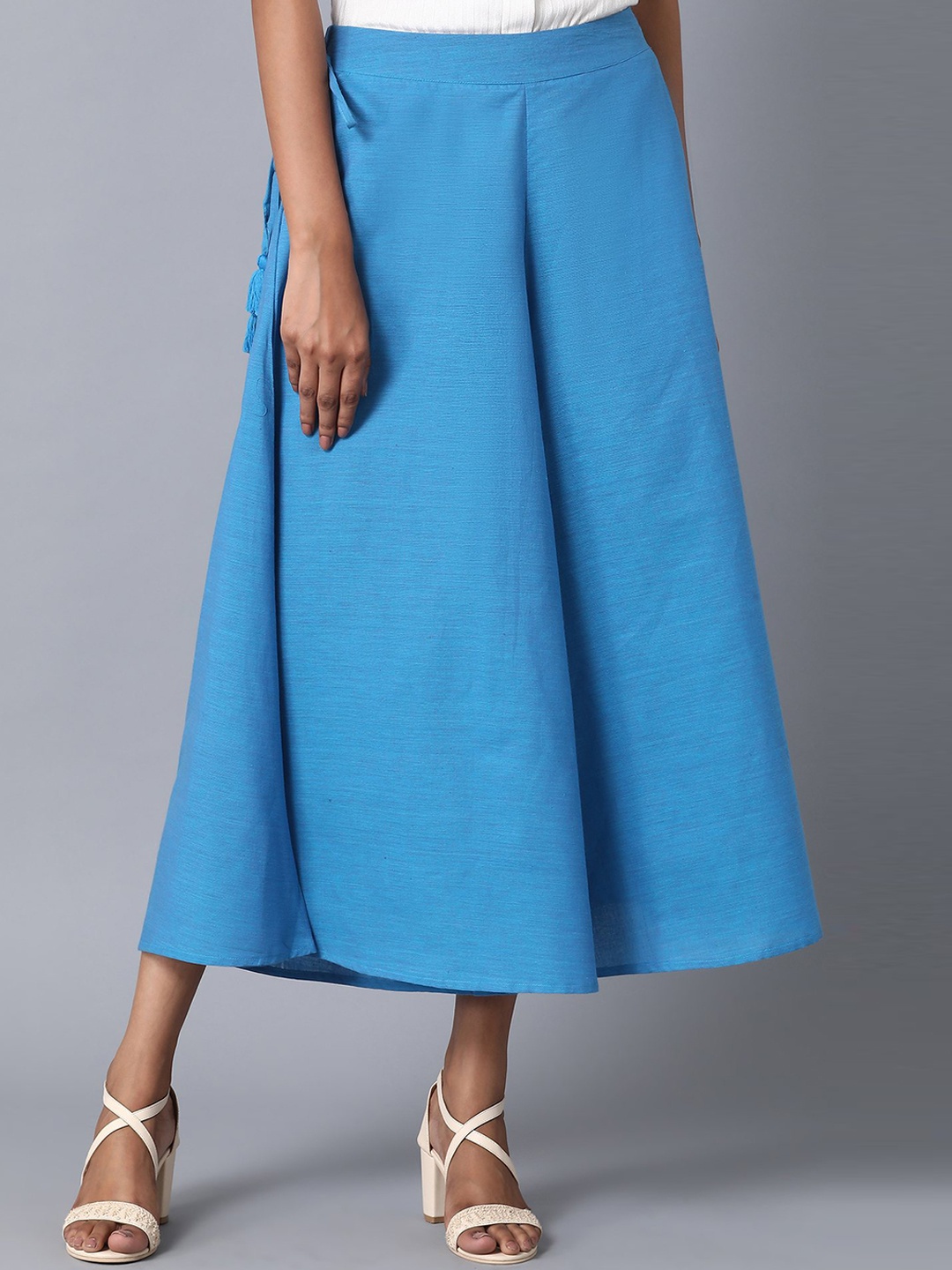 

elleven Women Blue Loose Fit Culottes Trousers