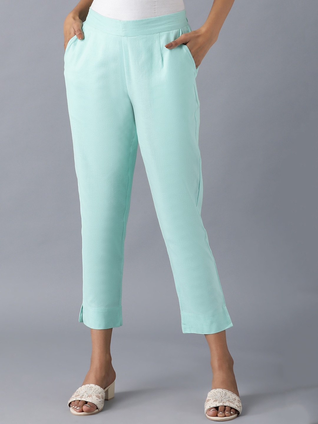 

elleven Women Blue Trousers