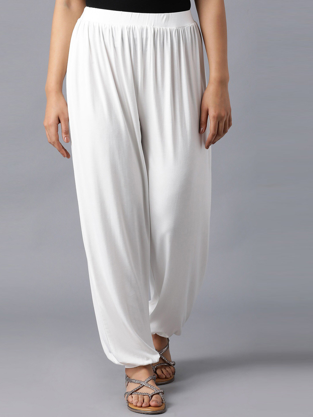 

elleven Women White Solid Harem Pants