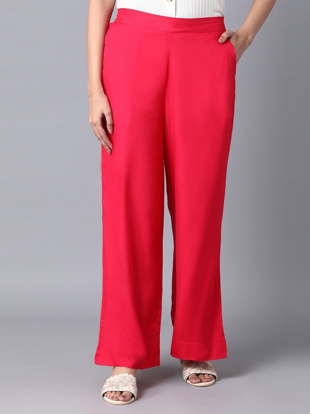 

elleven Women Red Palazzos