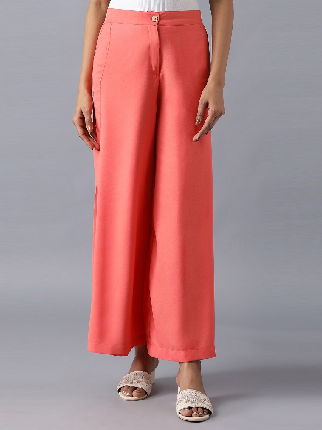 

elleven Women Pink Palazzos