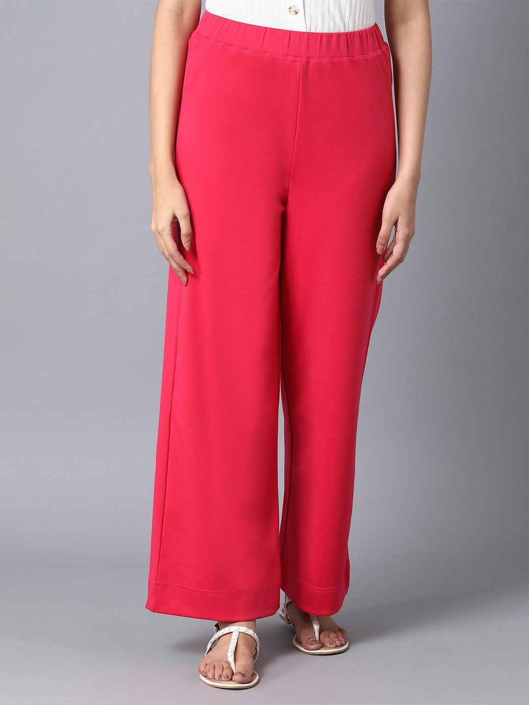 

elleven Women Pink Palazzos