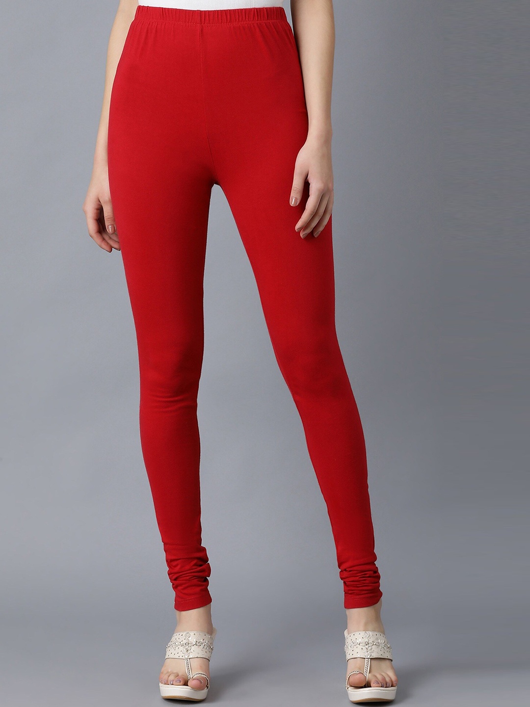 

Elleven Red knitted Churidar