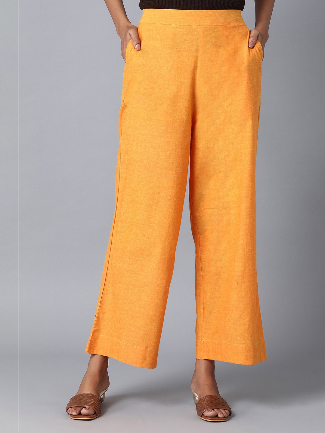 

elleven Women Yellow Palazzos