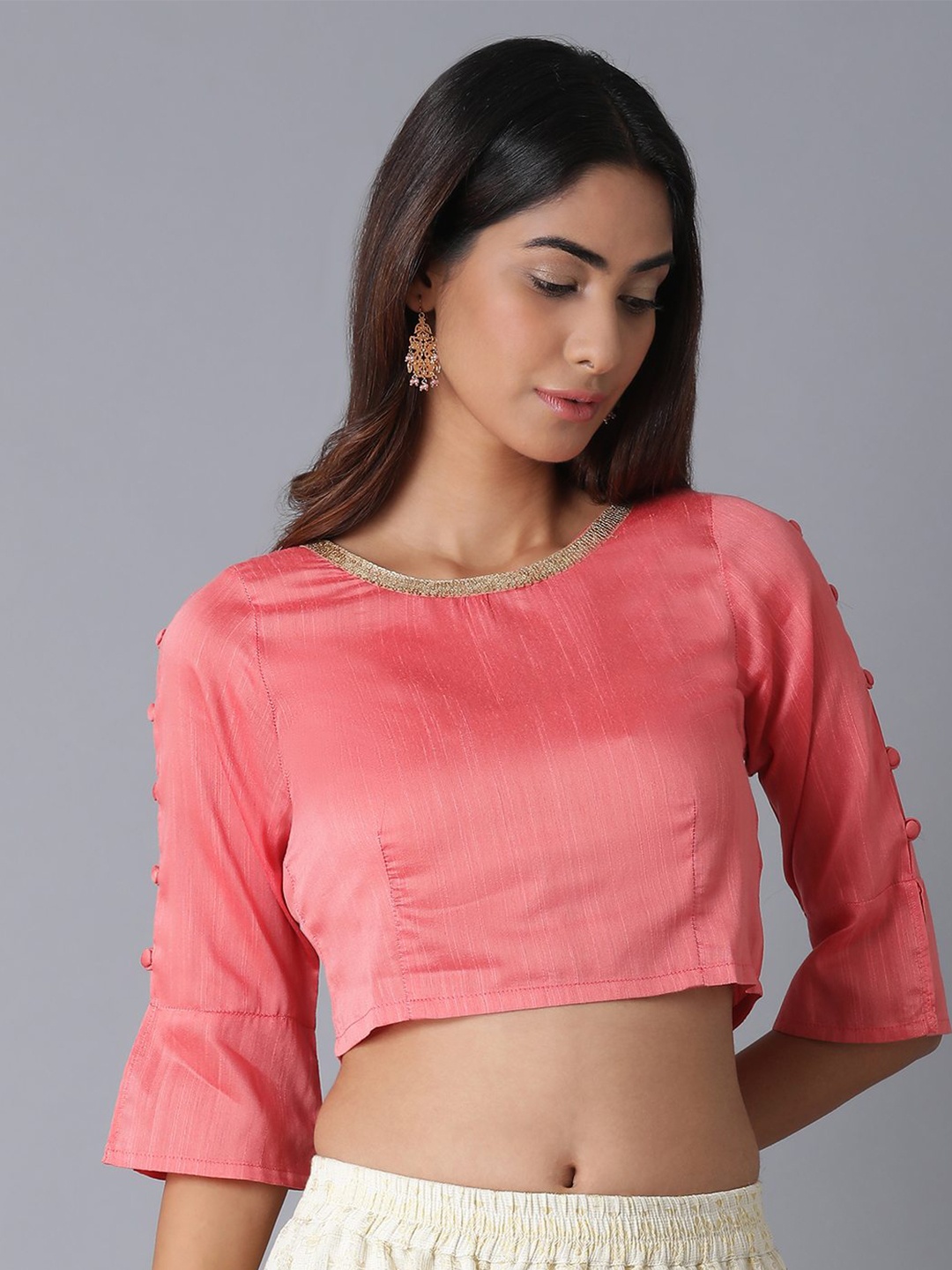 

elleven Pink Regular Crop Top