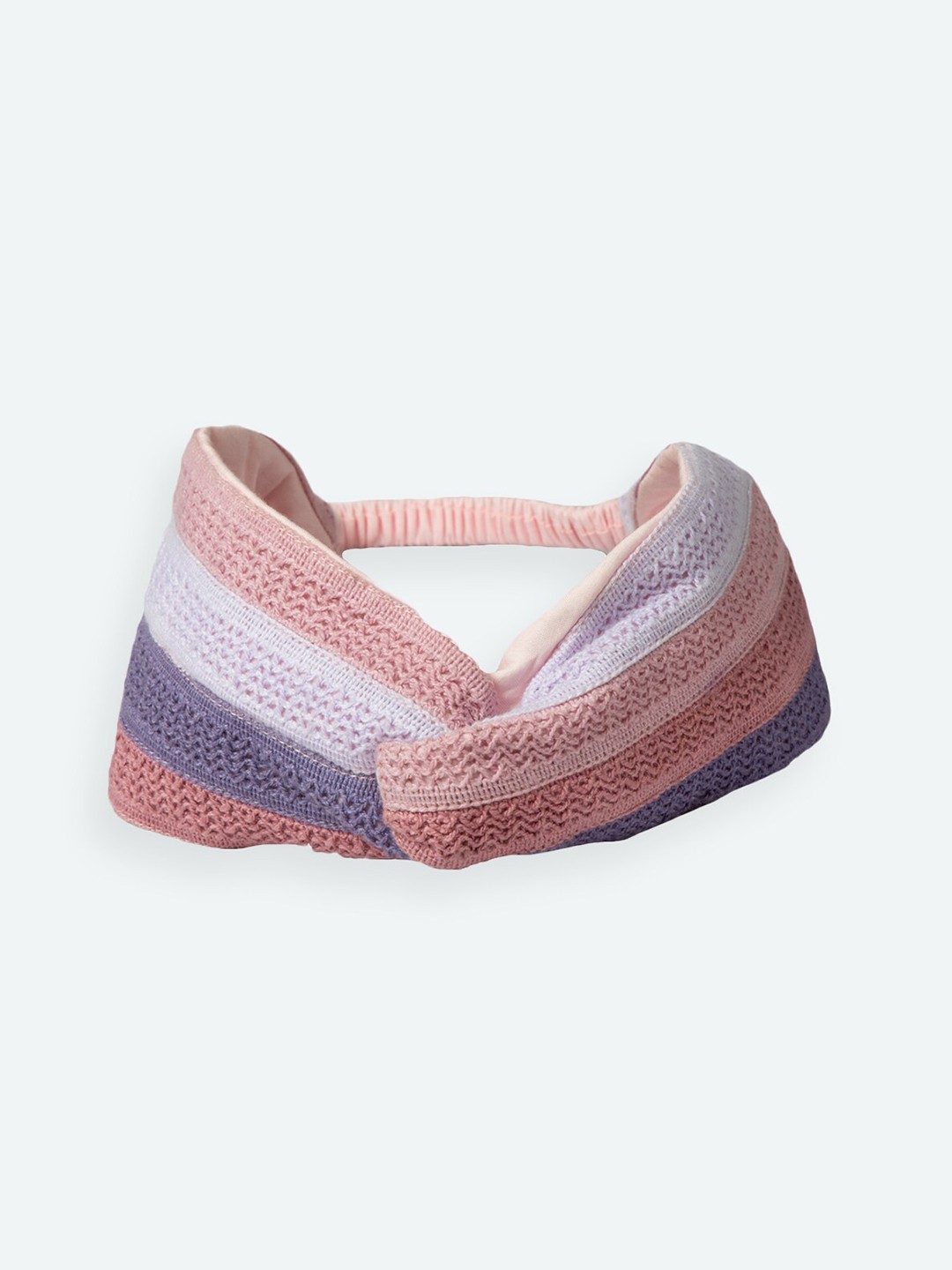 

DEEBACO Women Pink & Blue Ombre Lace Hairband