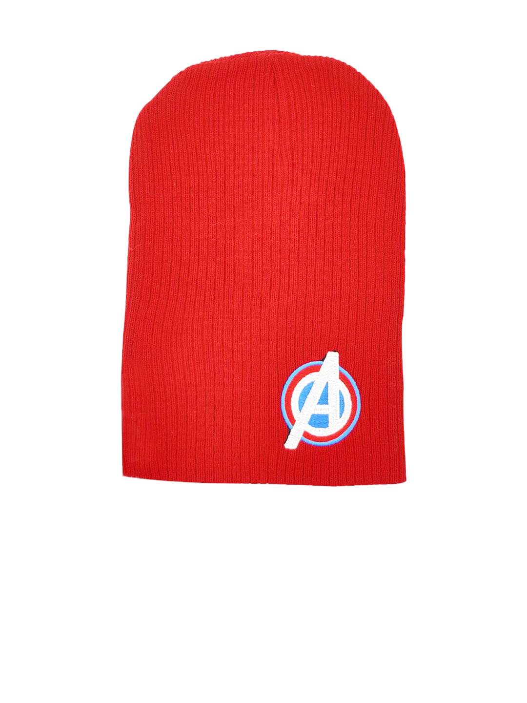 

Kids Ville Boys Red Printed Avengers Beanie