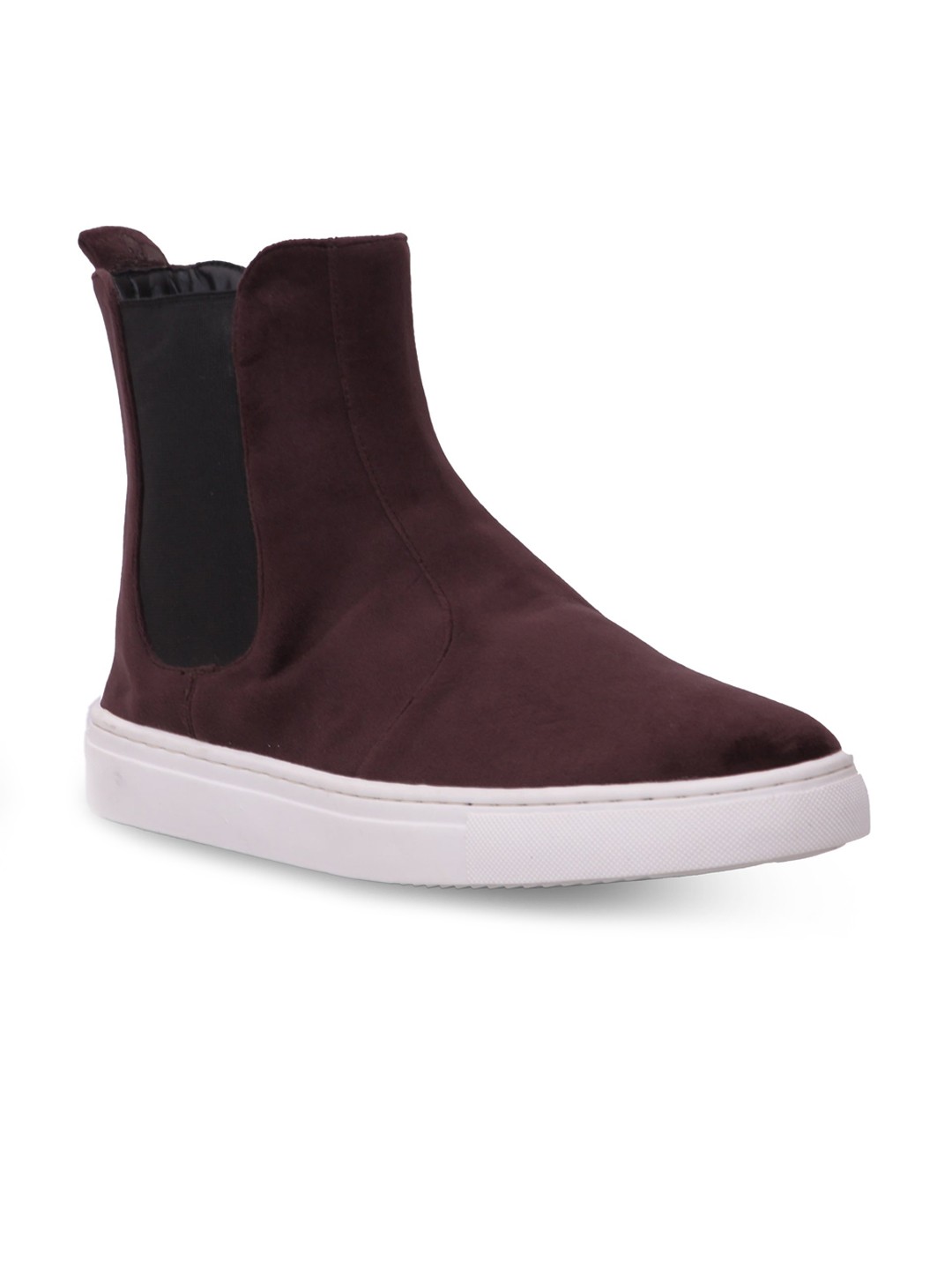 

EXTRIMOS Men Brown Suede Flat Boots