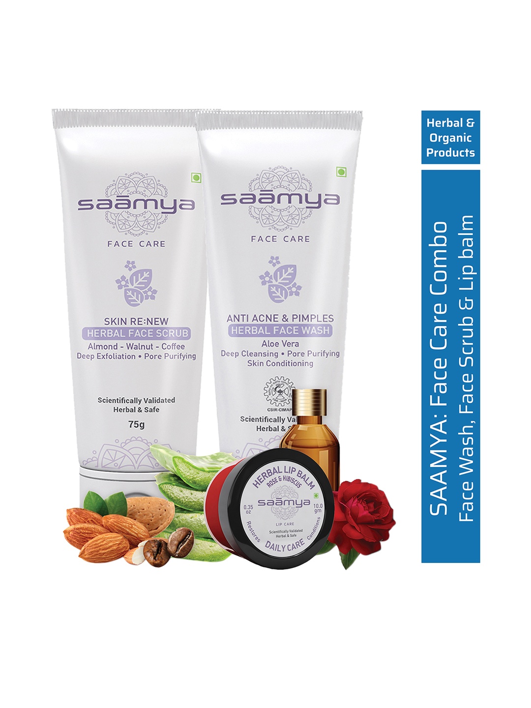 

Saamya Herbal Face Care Combo 160 gm, Green