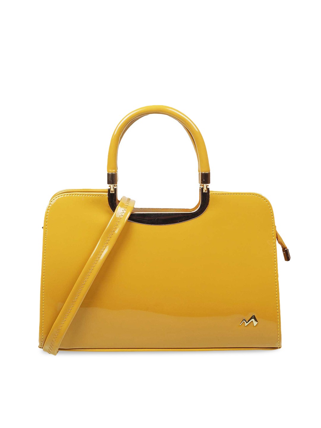 

Metro Yellow PU Structured Handheld Bag
