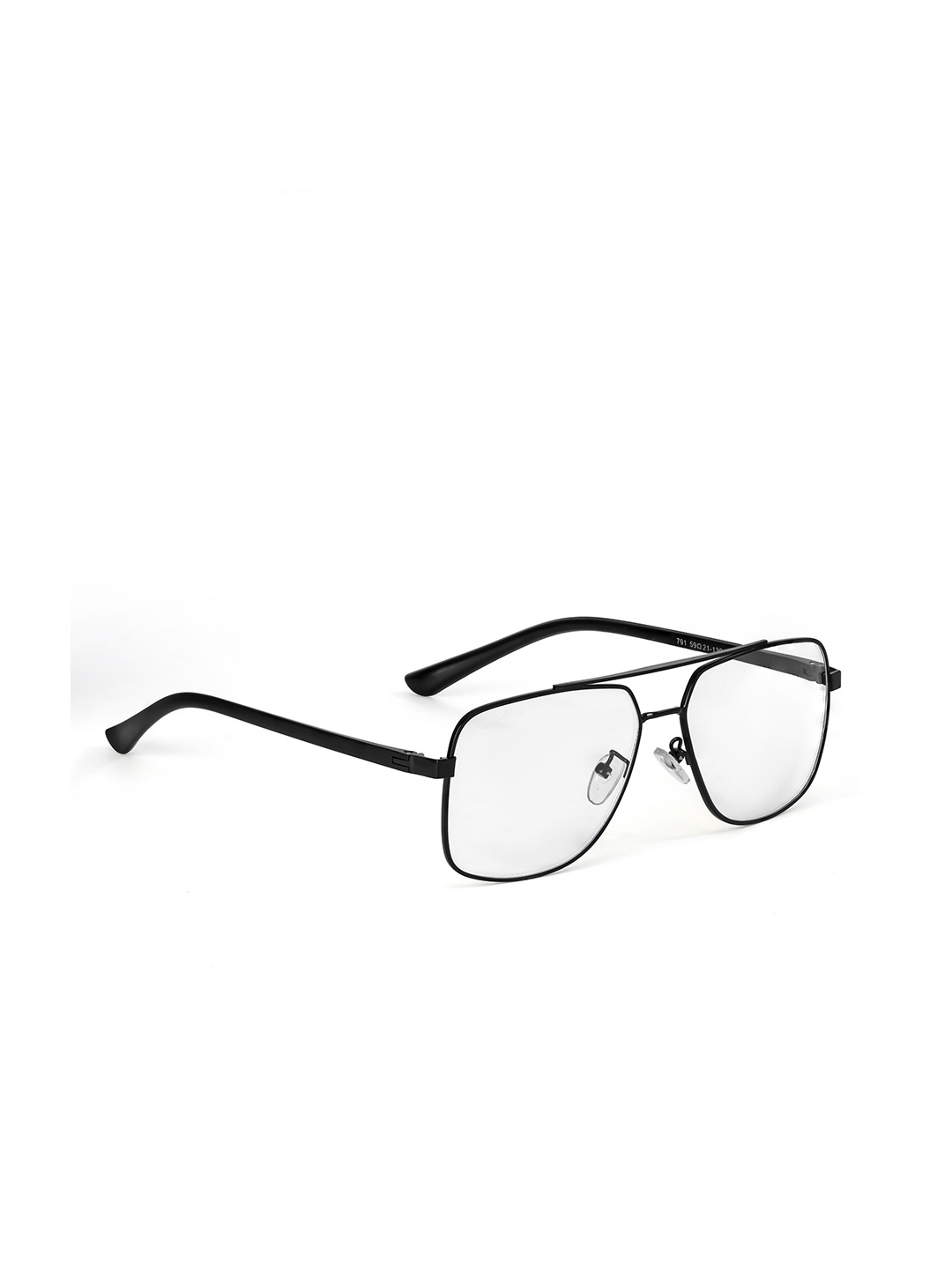 

ROYAL SON Unisex Black Full Rim Square Frames SF0049-C1