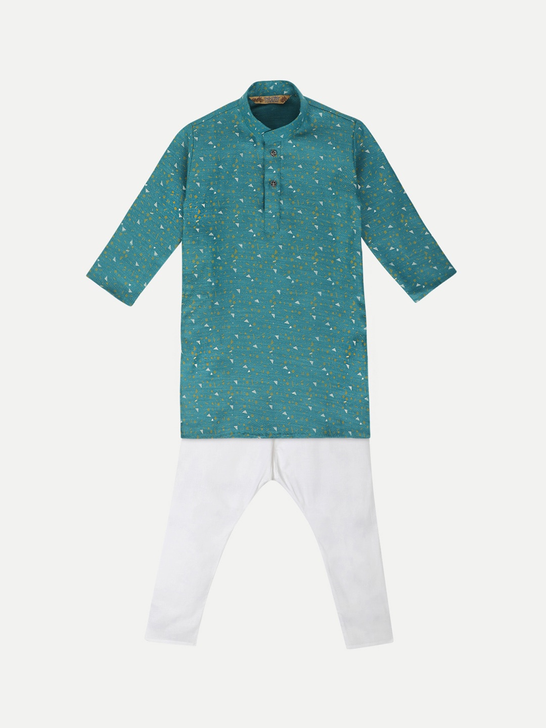 

Pro-Ethic STYLE DEVELOPER Boys Sea Green Embroidered Regular Kurta with Pyjamas