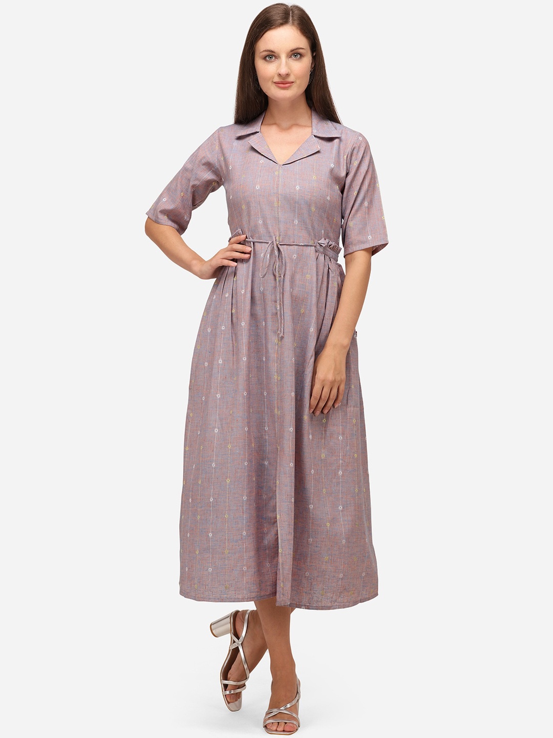 

RAISIN Purple Liva Midi Dress