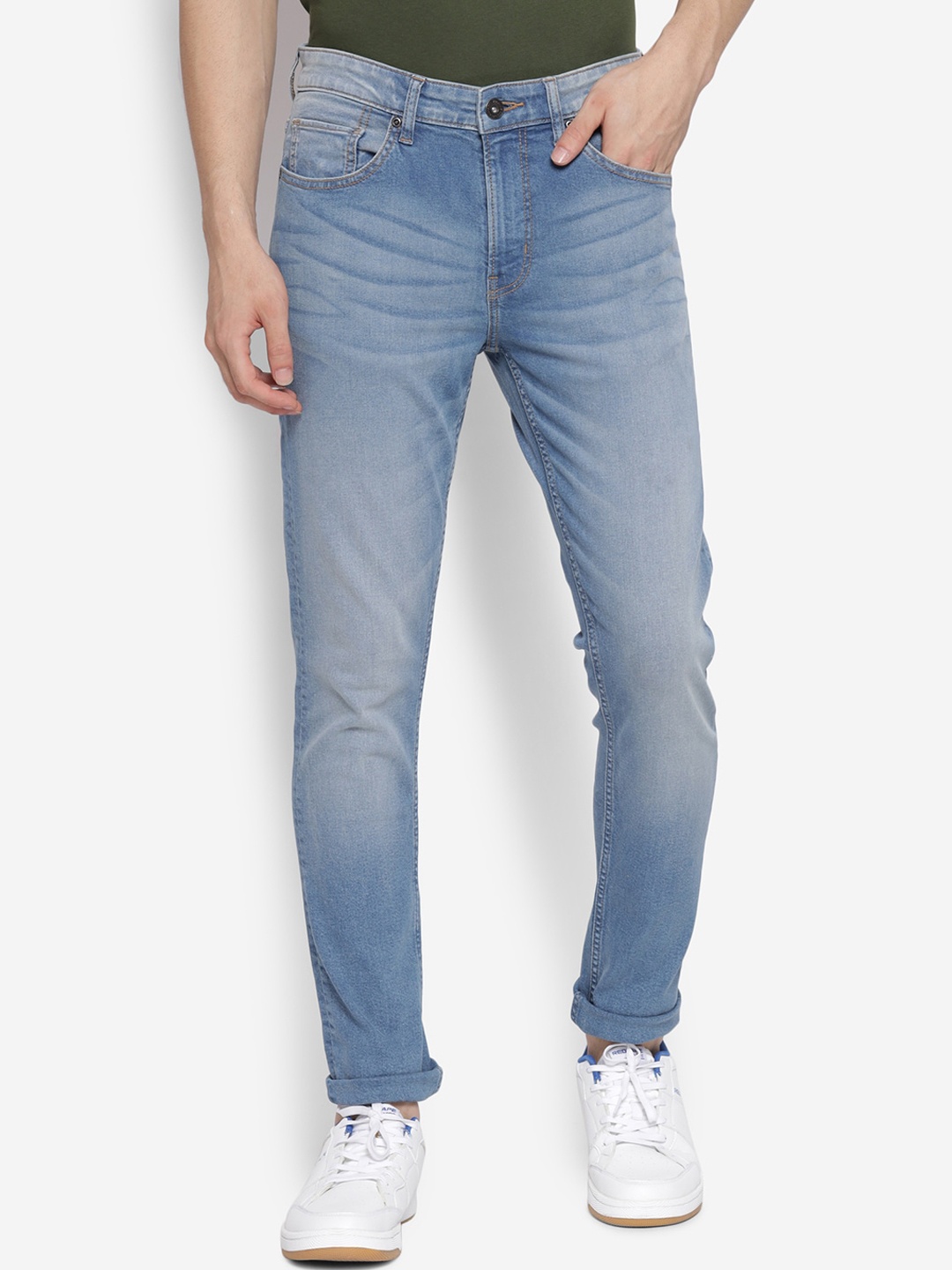 

Red Tape Men Blue Skinny Fit Heavy Fade Stretchable Jeans