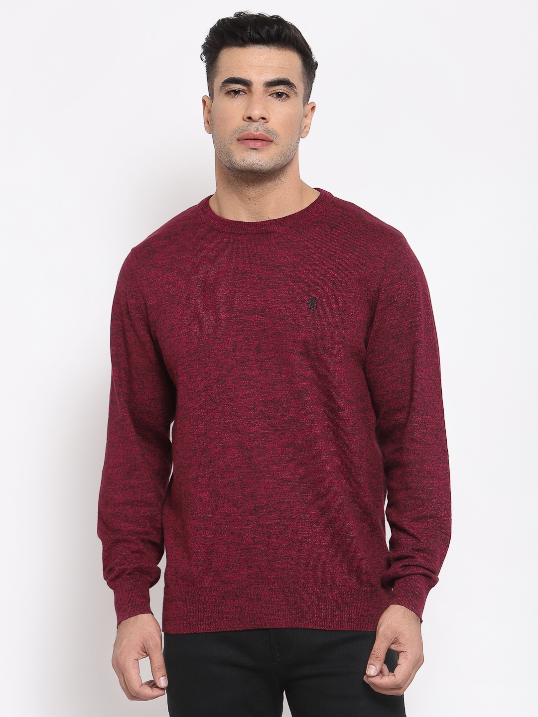 

Red Tape Men Red Solid Pullover