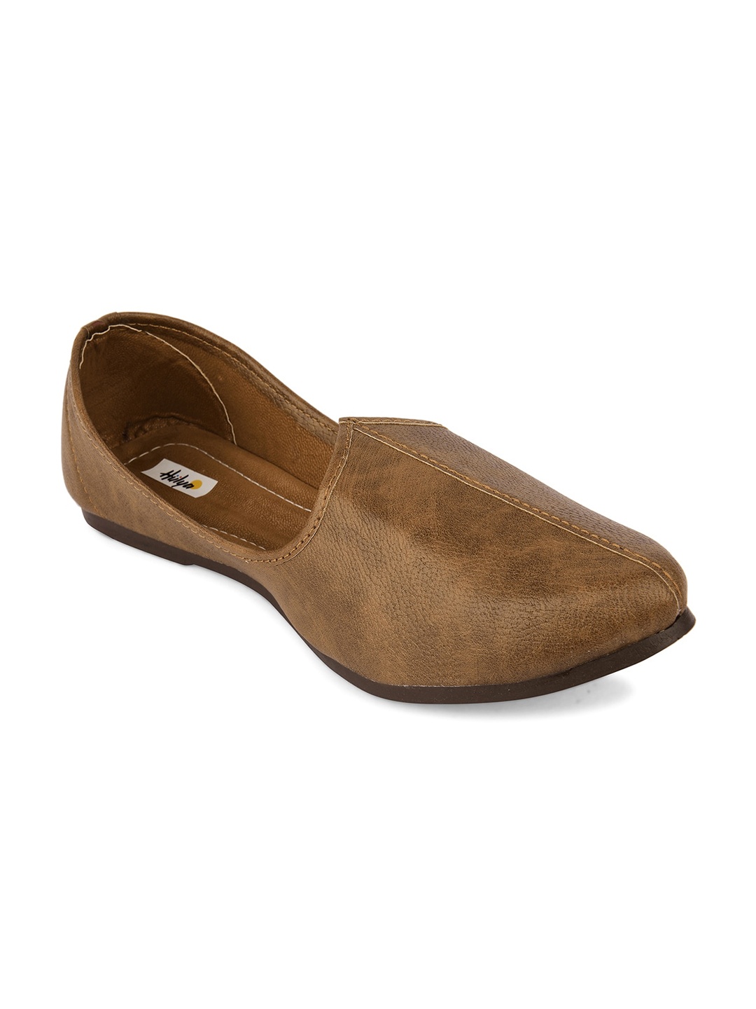 

Hulya Men Brown Textured Mojaris