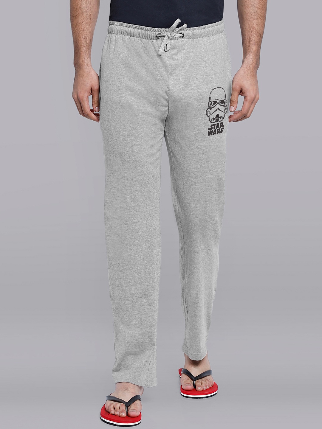 

Free Authority Men Grey Melange Star Wars Print Lounge Pants