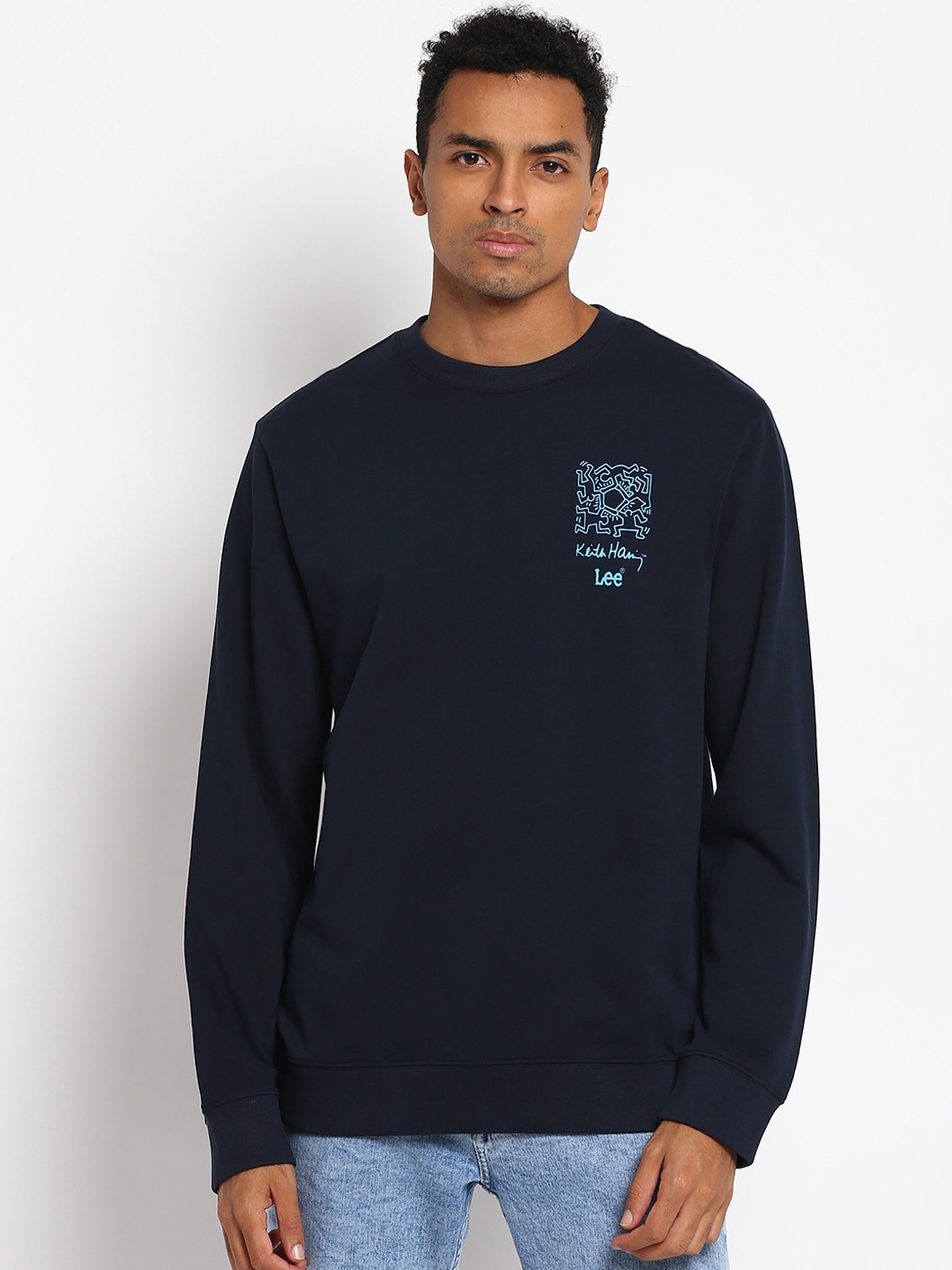 

Lee Men Navy Blue Sweatshirt