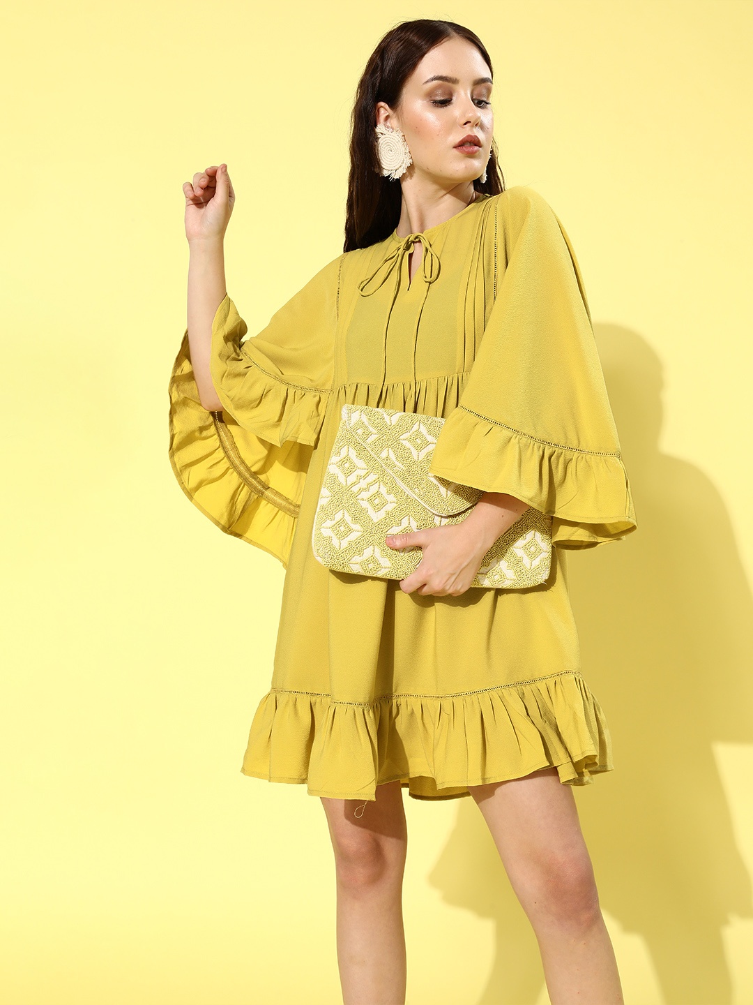 

Kassually Women Gorgeous Green Sleek Dress