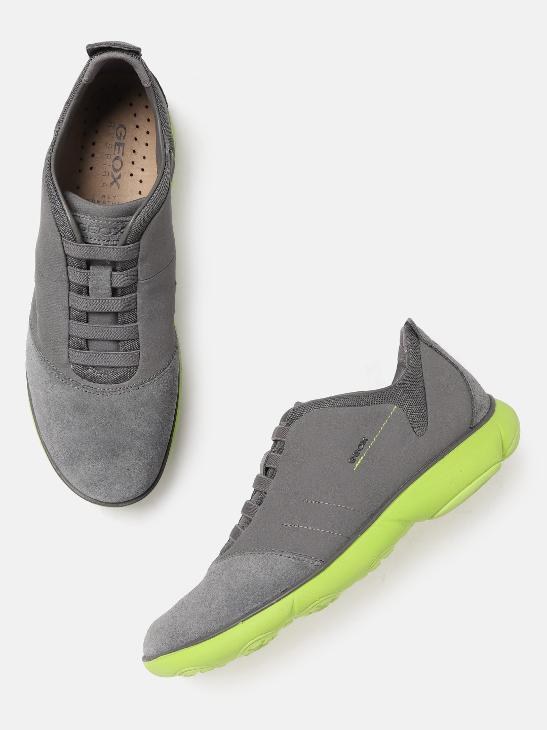 

Geox Men Grey Sneakers