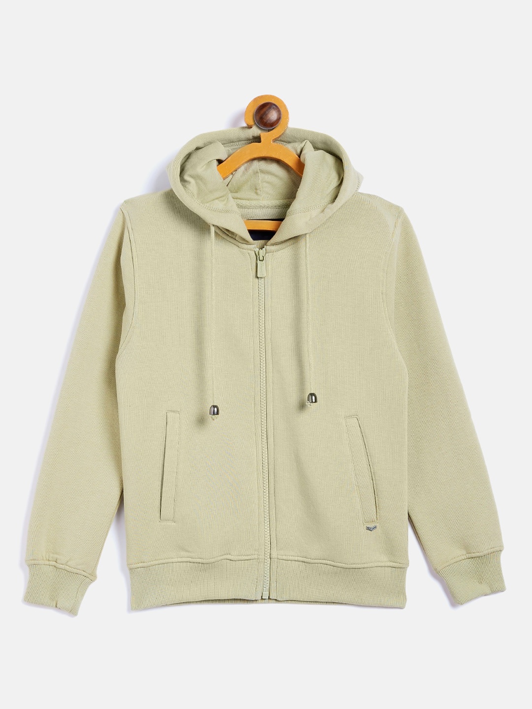 

Crimsoune Club Girls Olive Green Hooded Sweatshirt