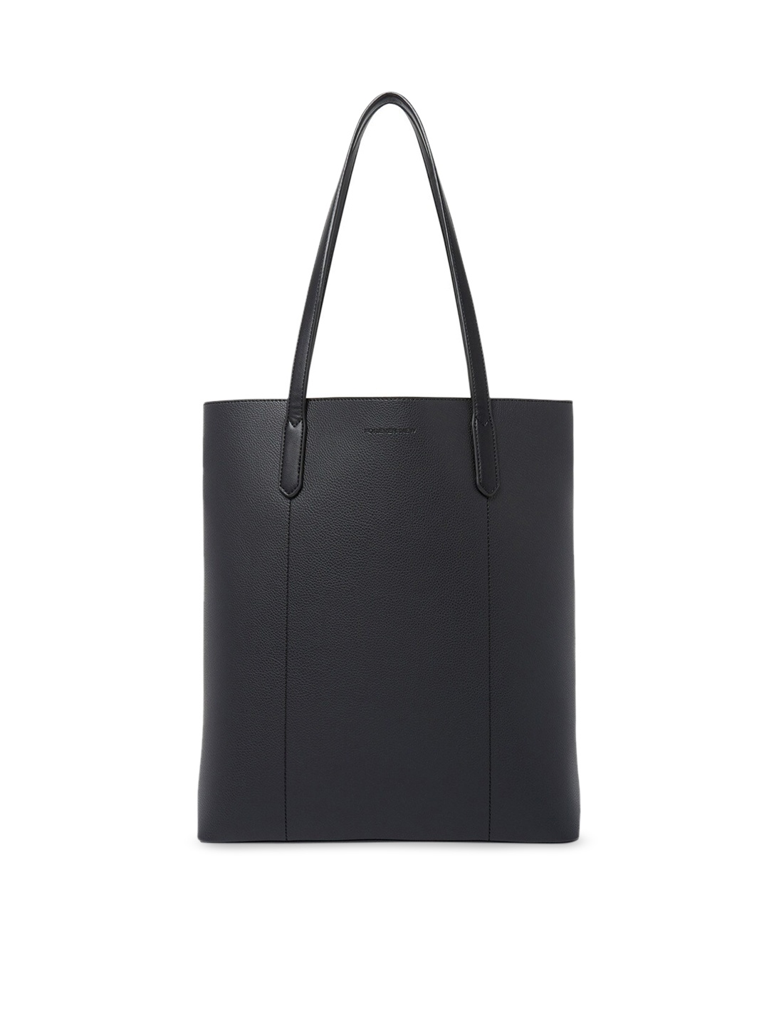 

Forever New Black PU Shopper Tote Bag with Quilted
