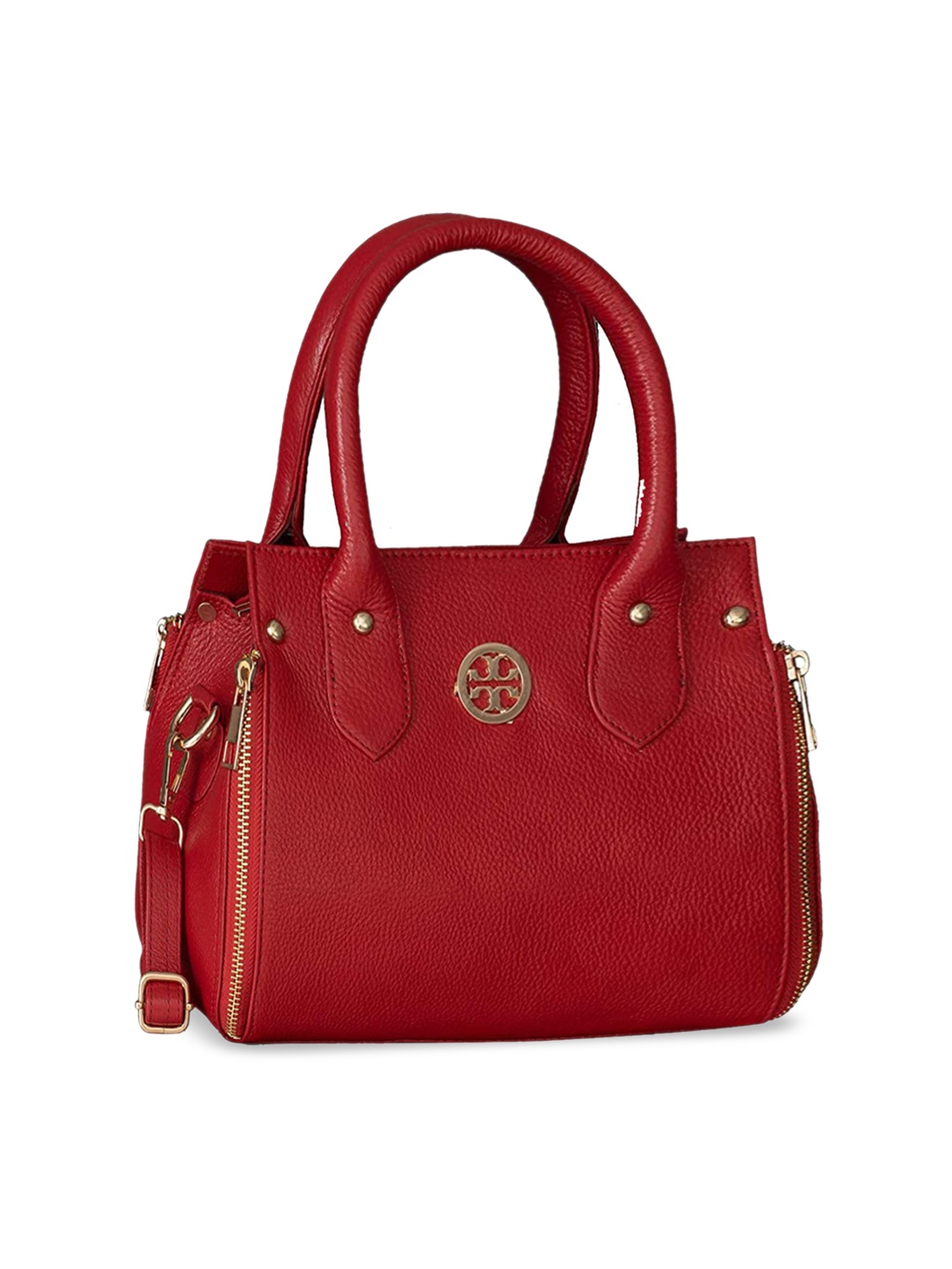 

HiLEDER Pure Leather Designer Handheld Bag, Red