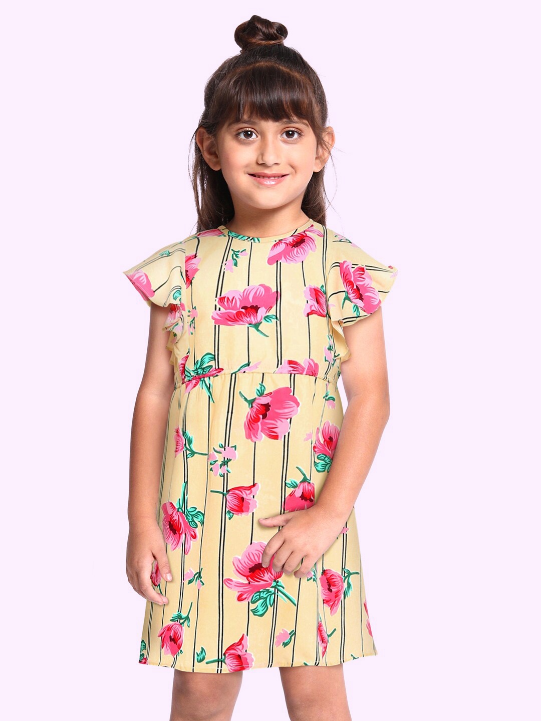 

K&U Beige Floral Dress