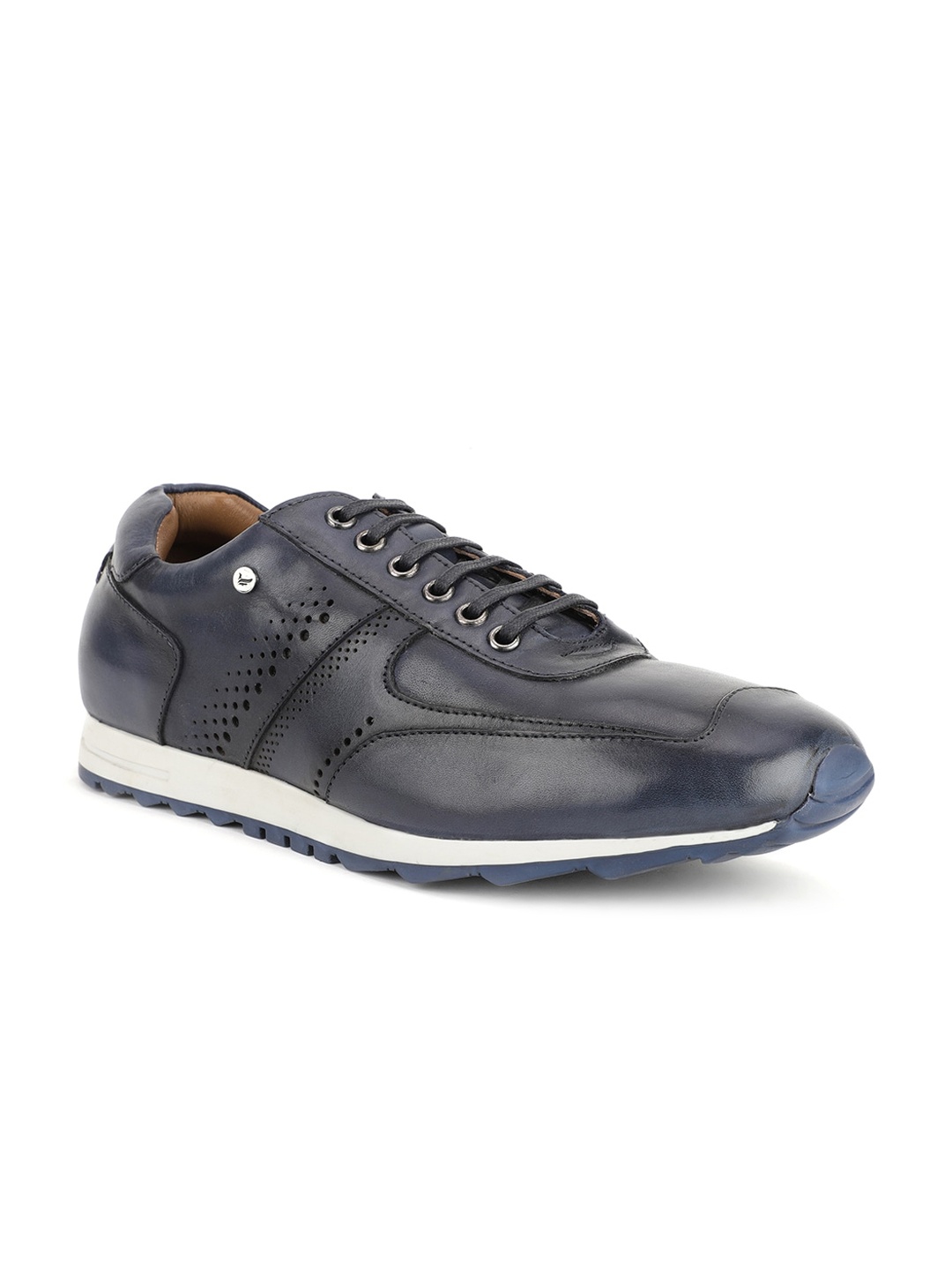 

Blackberrys Men Navy Blue Leather Sneakers