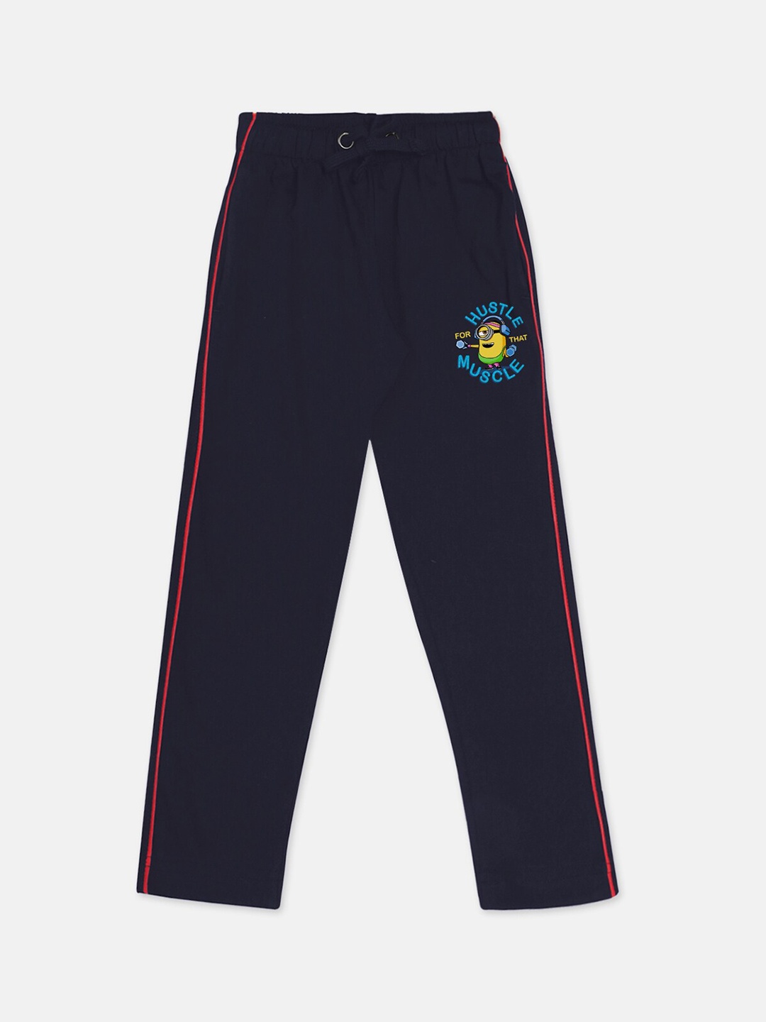

Kids Ville Boys Navy Blue Minions Printed Pure Cotton Lounge Pants