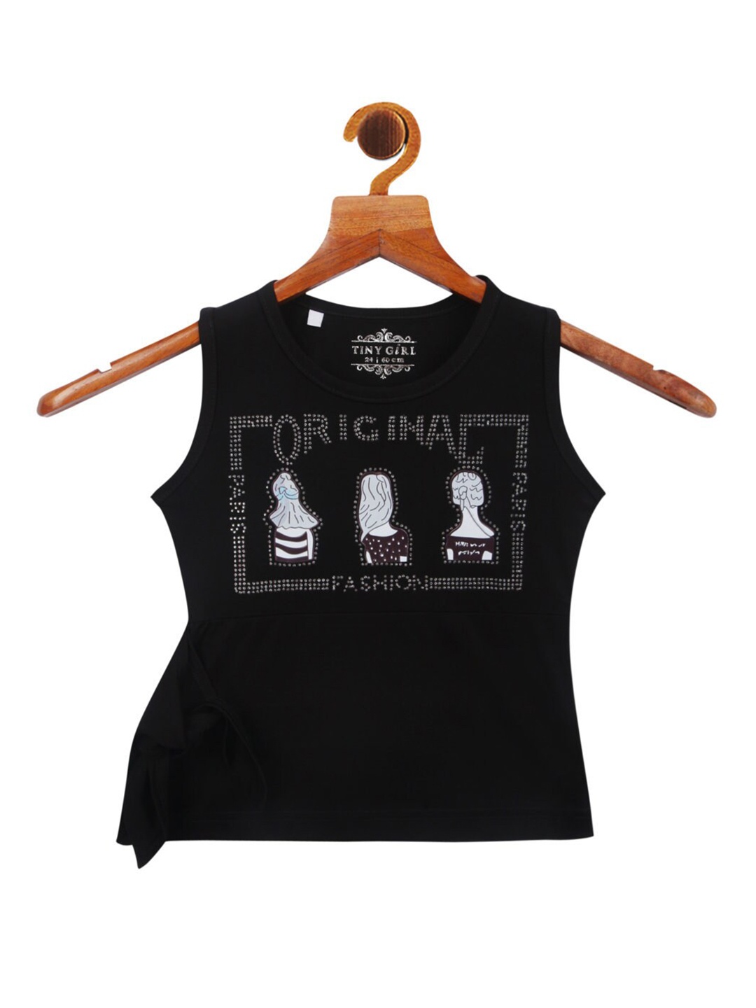 

Tiny Girl Black Regular Top