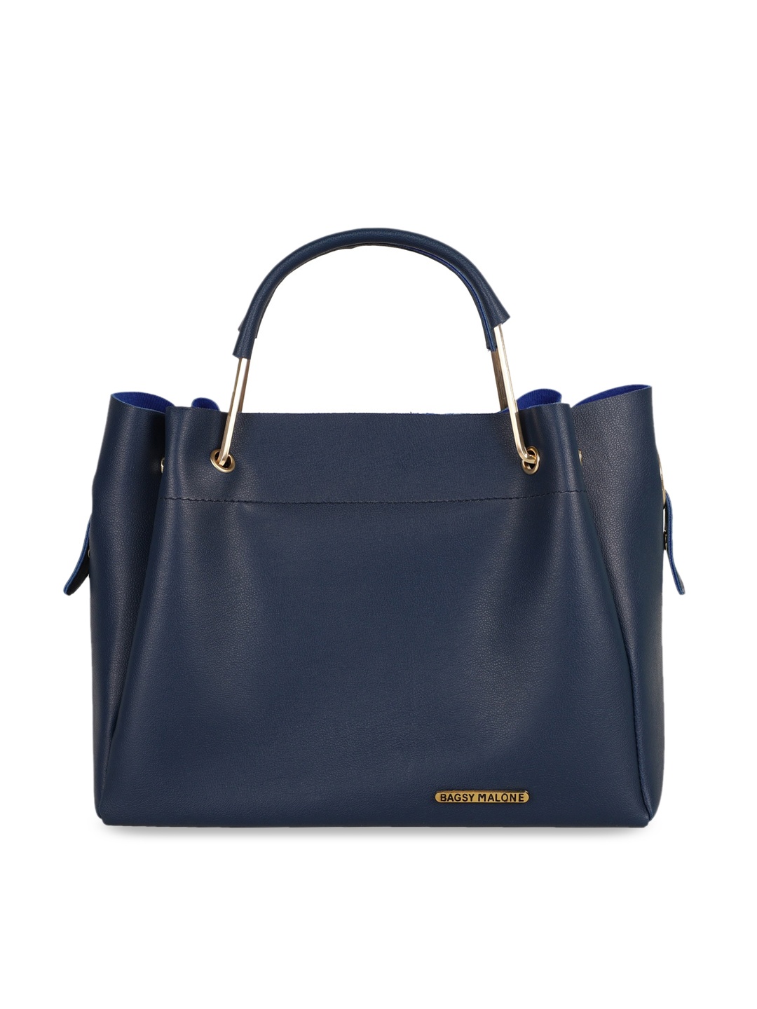 

Bagsy Malone Blue PU Structured Handheld Bag