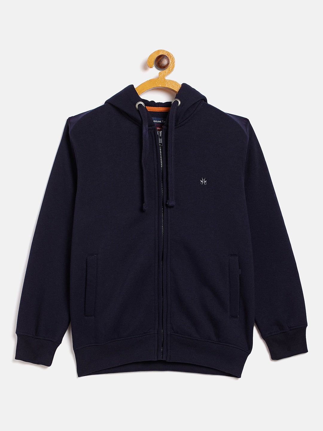 

Crimsoune Club Boys Navy Blue Hooded Sweatshirt