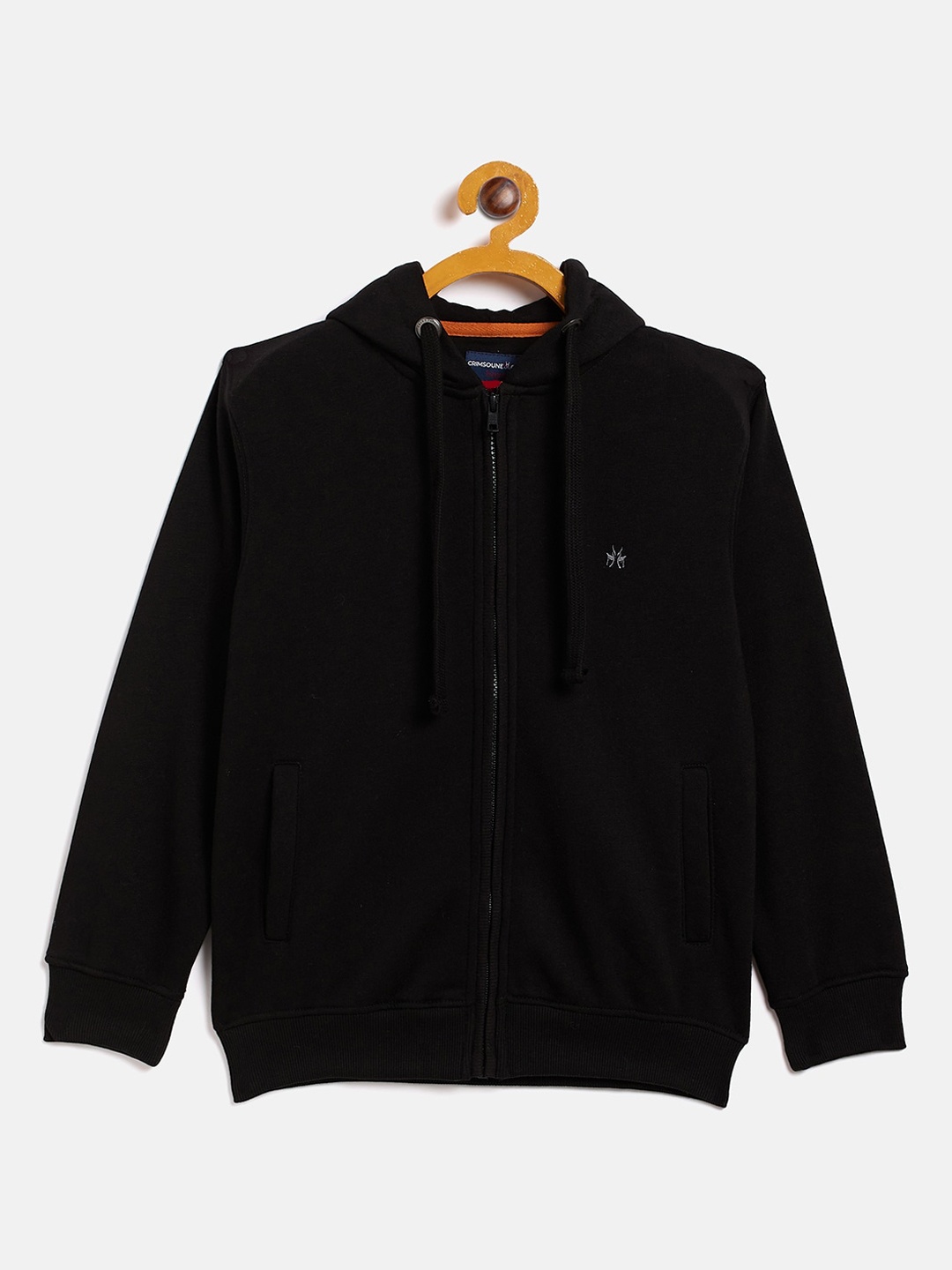 

Crimsoune Club Boys Black Hooded Sweatshirt