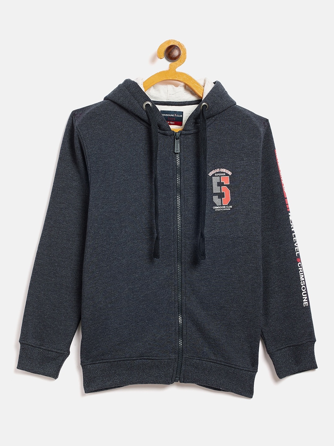 

Crimsoune Club Boys Blue Hooded Sweatshirt