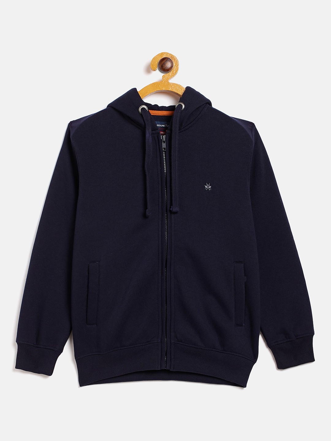 

Crimsoune Club Boys Navy Blue Hooded Sweatshirt