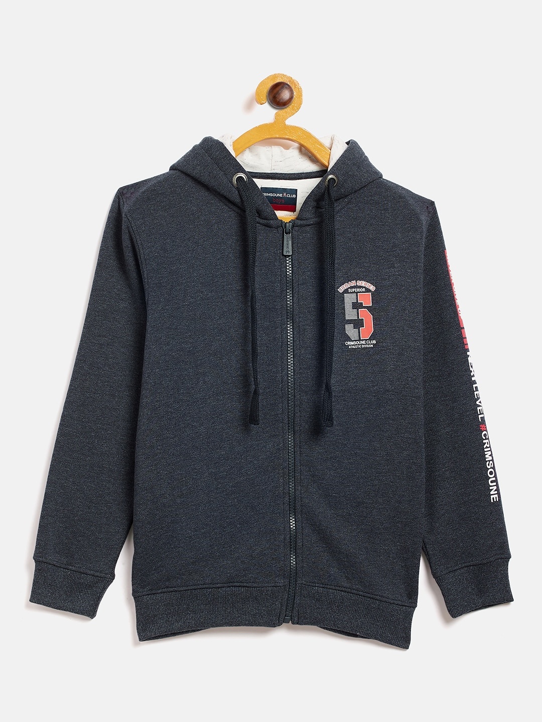 

Crimsoune Club Boys Blue Hooded Sweatshirt