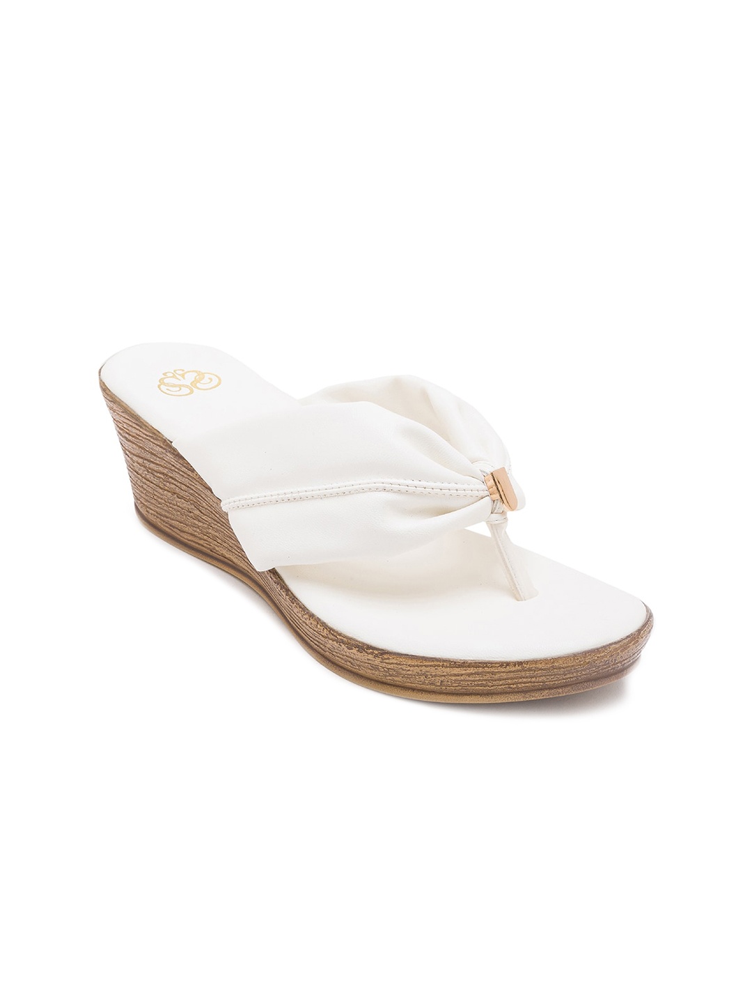 

Sole To Soul Women White Wedge Sandals