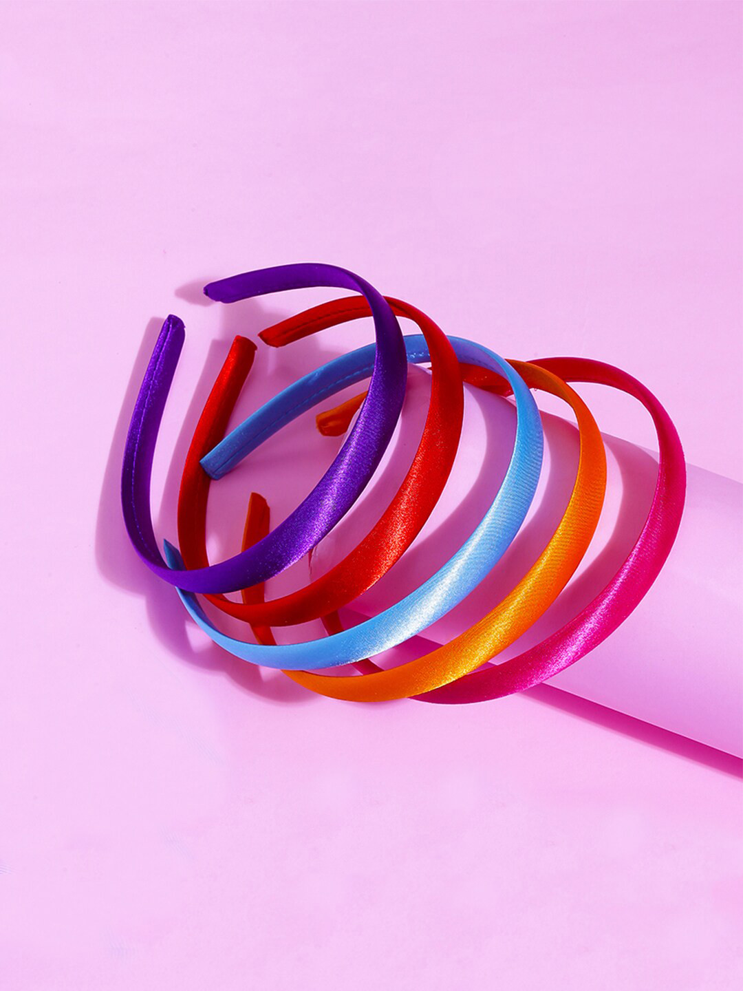 

Yellow Chimes Girls Pack Of 5 Multicolor Hair Bands, Assorted