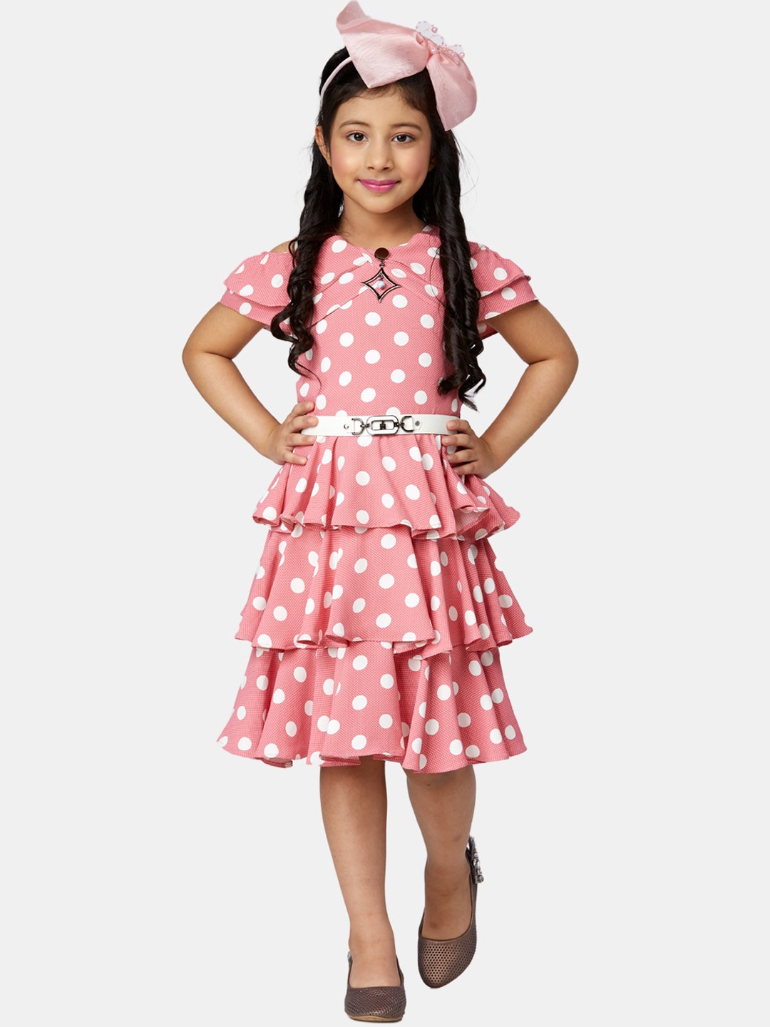 

Peppermint Pink Chiffon Dress